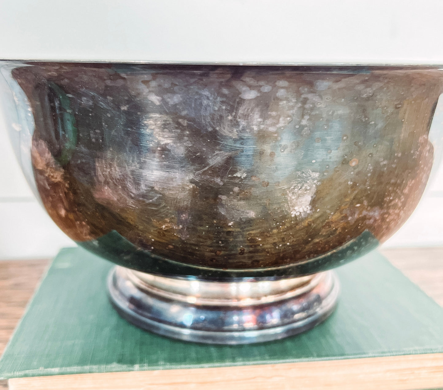 Vintage Paul Revere Reproduction Footed Bowl