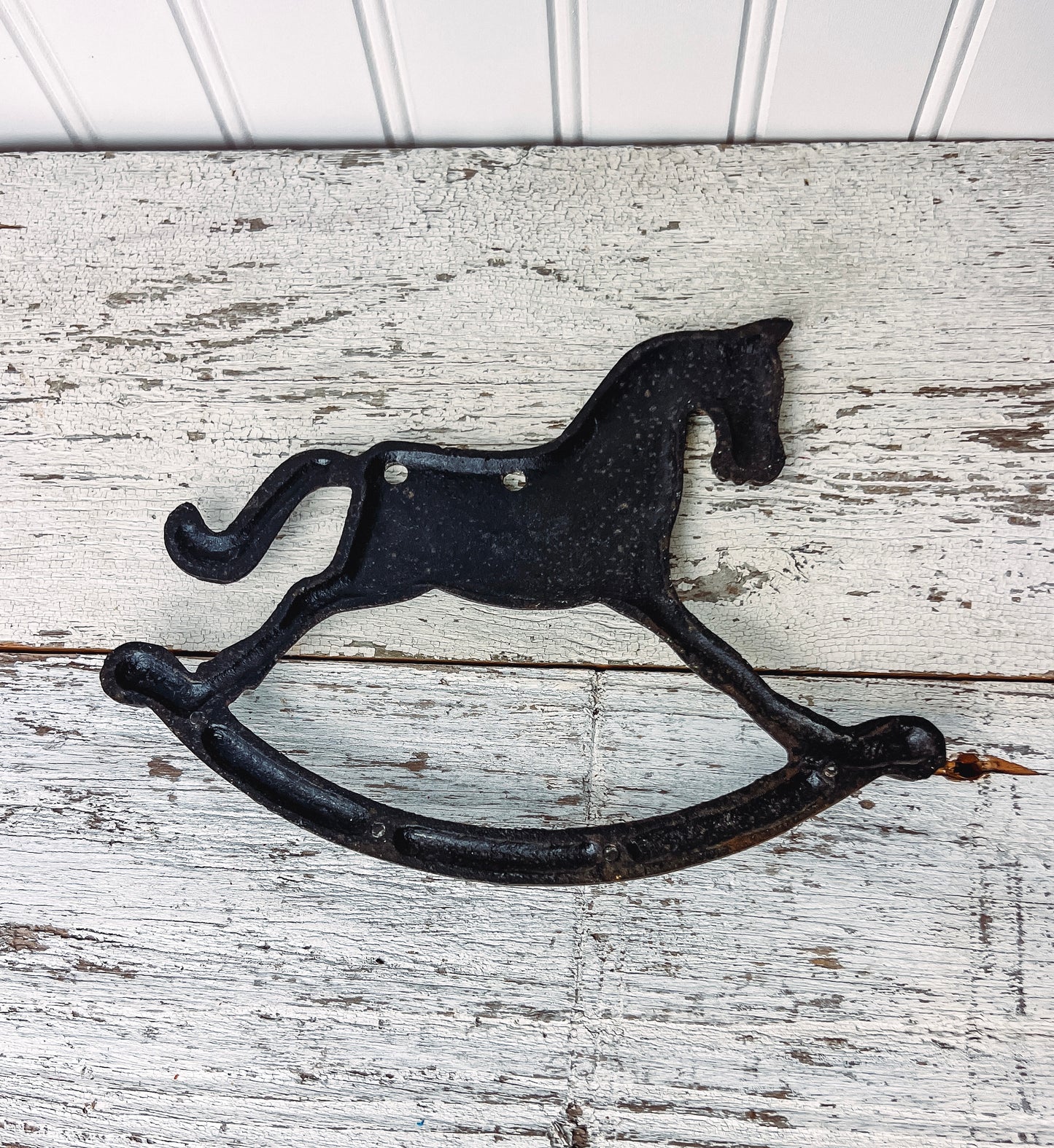 Vintage Metal Hanging Horse