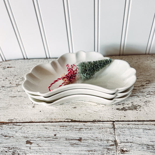 Ironstone Bone Dishes (Set of 3)