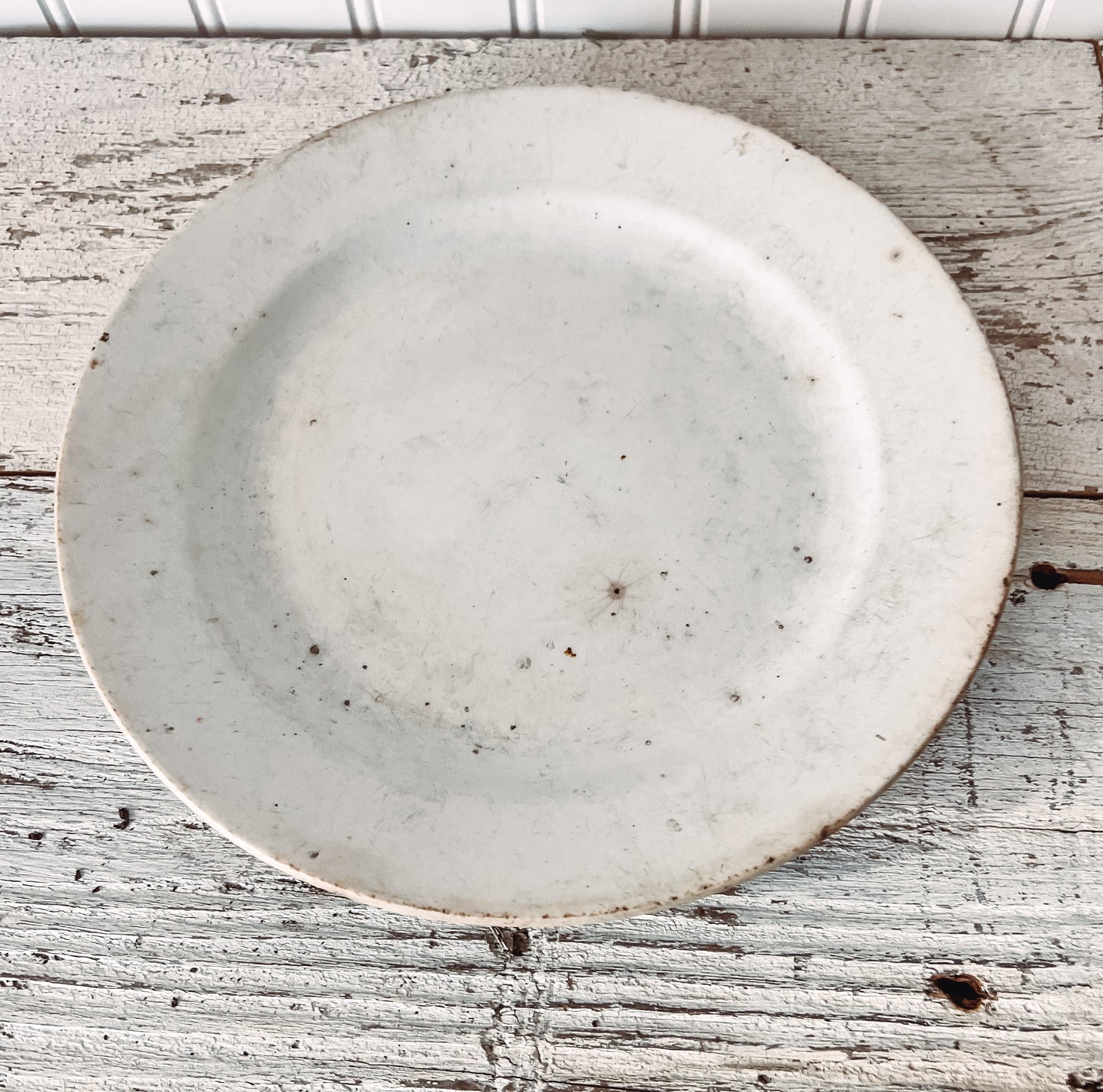 Ironstone Plate