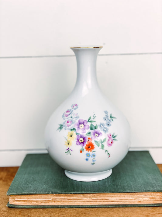 Vintage Floral Vase