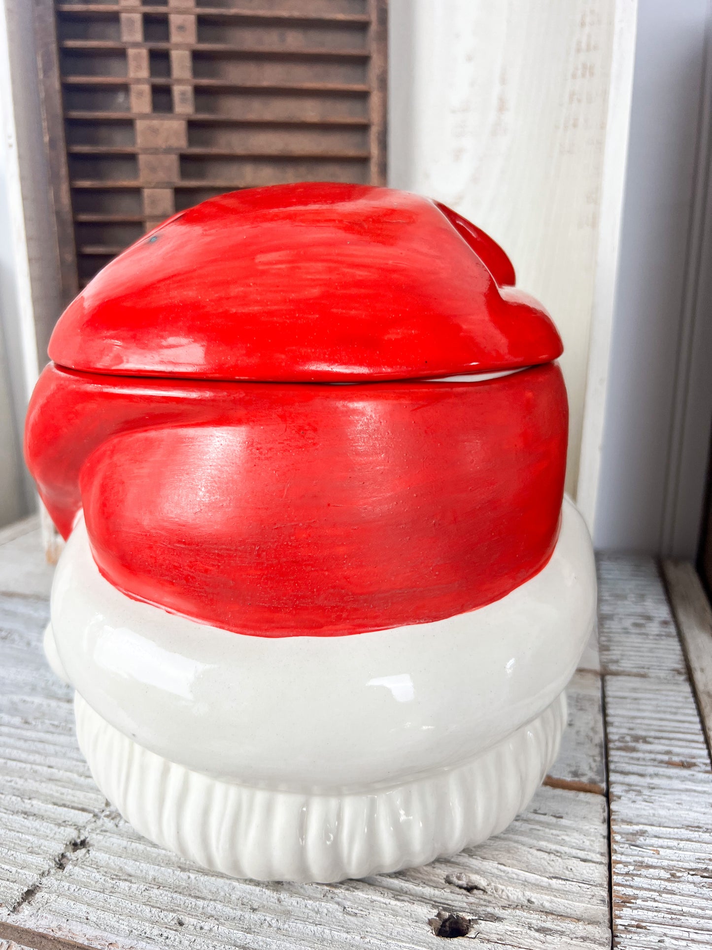 Vintage Santa Head Cookie Jar