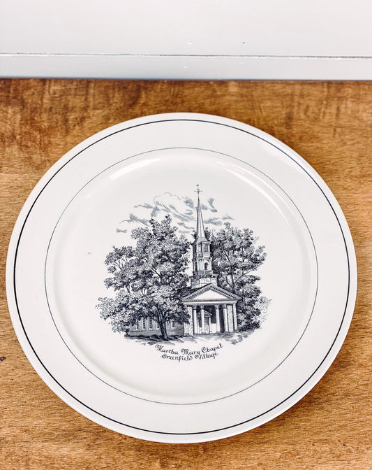 Vintage Martha Mary Chapel Plate