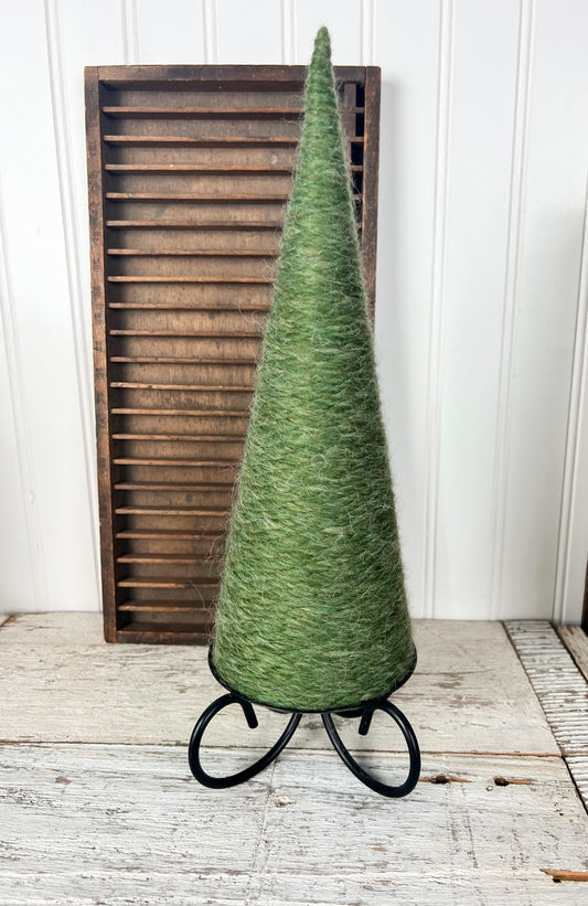 Yarn Tree w/ Black Candle Base