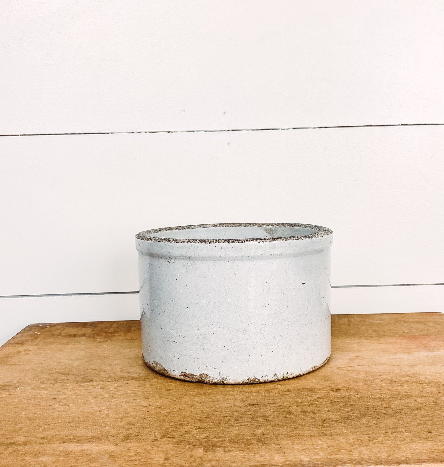 Vintage Small Stoneware Crock