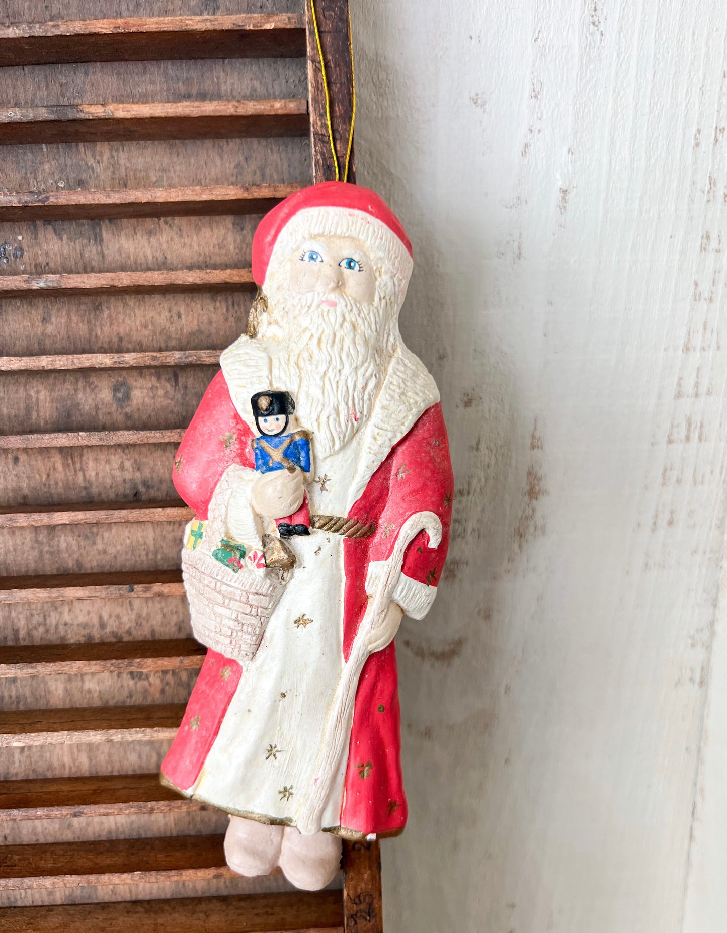 Vintage Santa Ornament