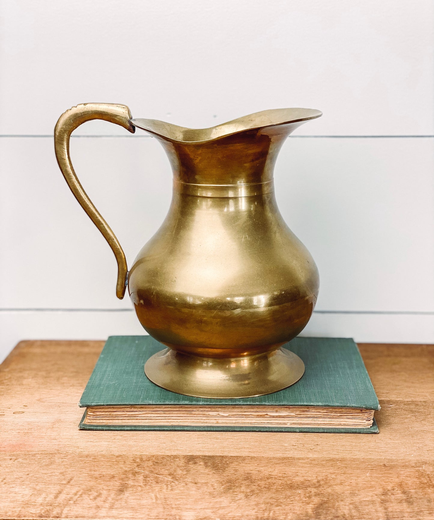 Vintage Brass Pitcher