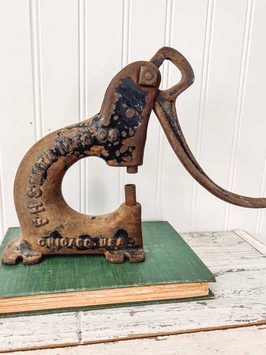 Vintage FH Smith MFG CO. Rivet Press